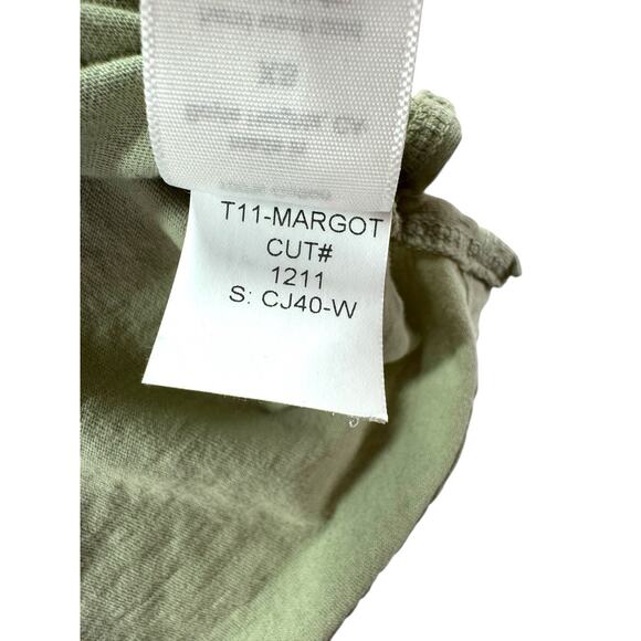 PerfectWhiteTee Margot Tank Womens Size XS Pale Green Deep V-Neck Sleeveless - Picture 7 of 7